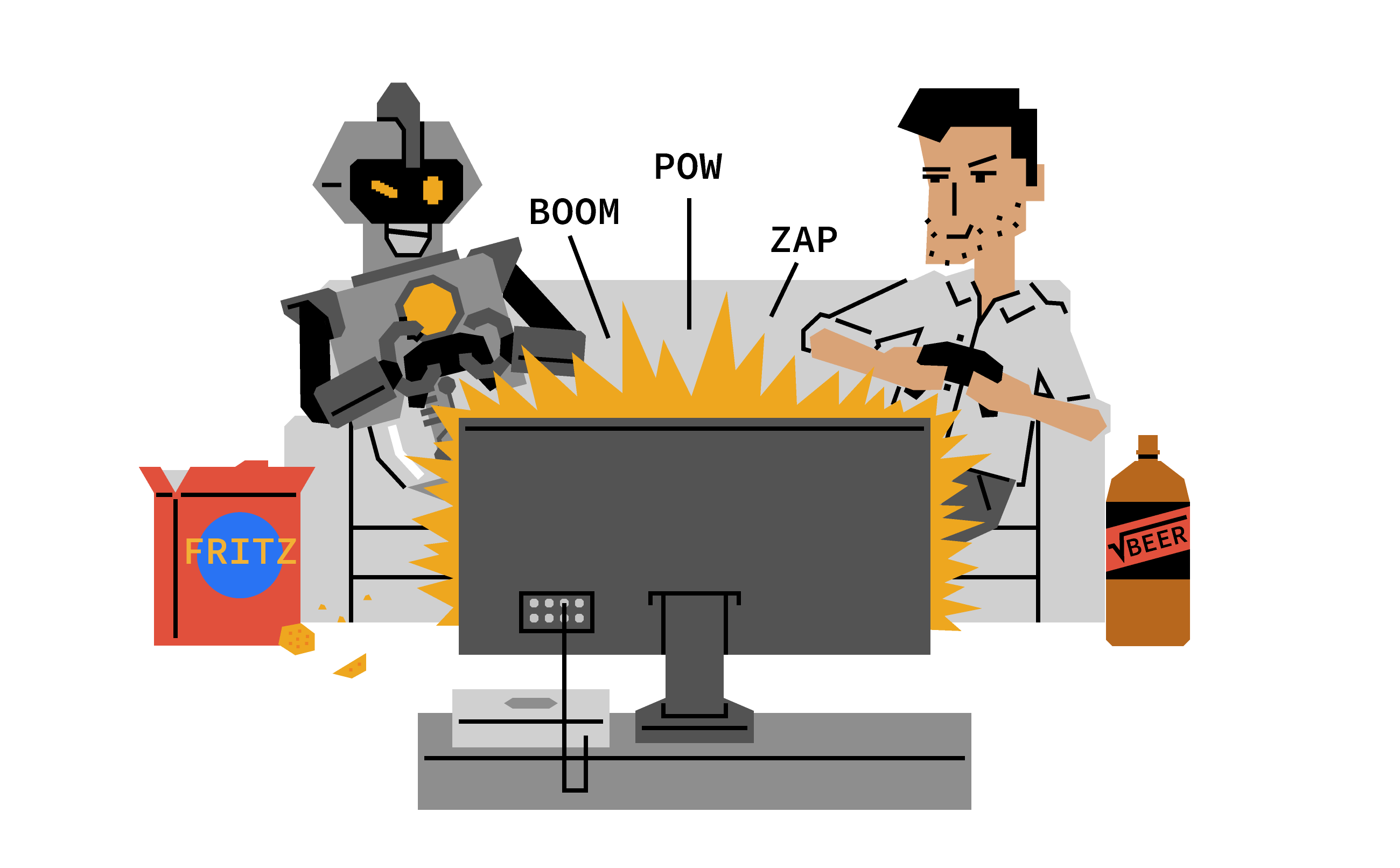 video games robot human